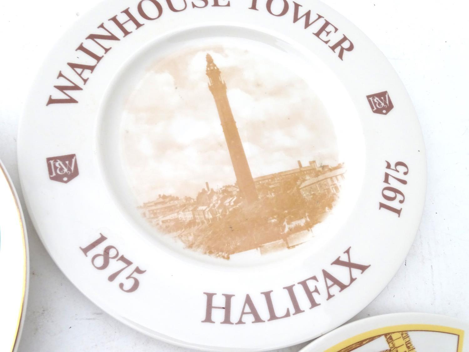 4 commemorative / souvenir plates for the Yorkshire town of Halifax. Please Note - we do not make - Image 5 of 9