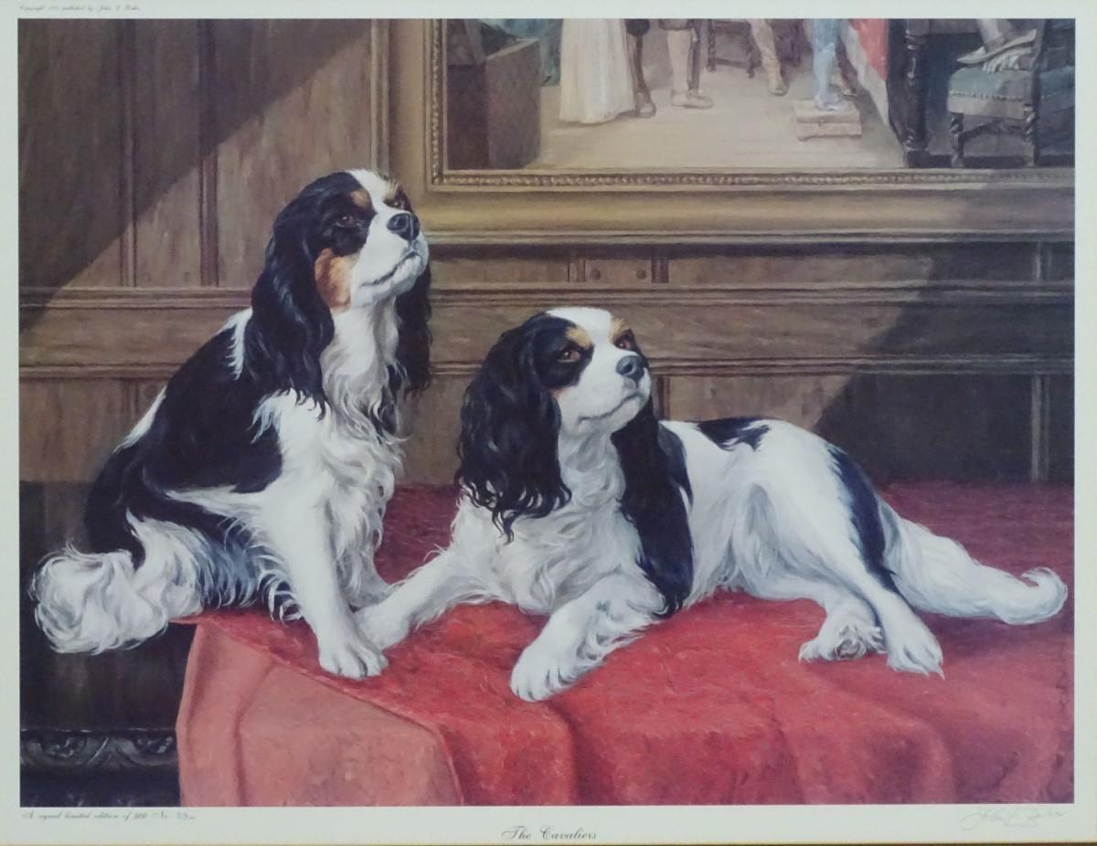 John L Baker (1922) Canine School, Limited edition signed coloured dog print 234/500, ' The - Image 6 of 6