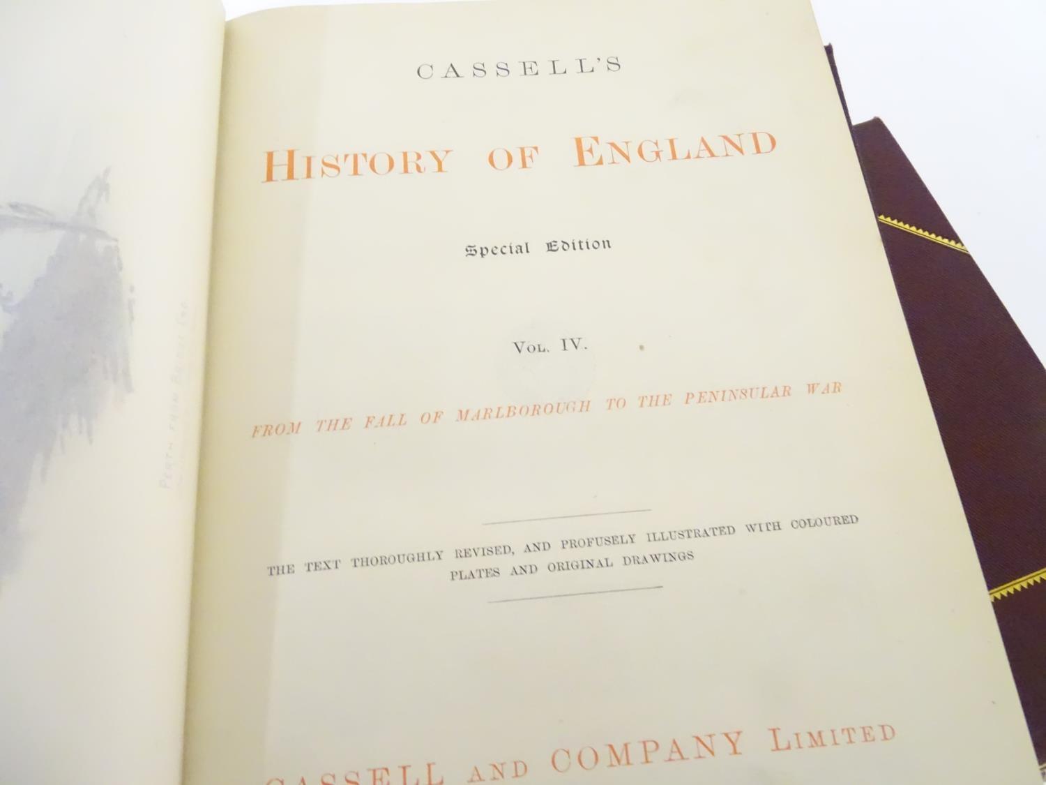 Books: Cassells History of England, special subscription edition, in eight volumes, pub. Cassell & - Image 8 of 9