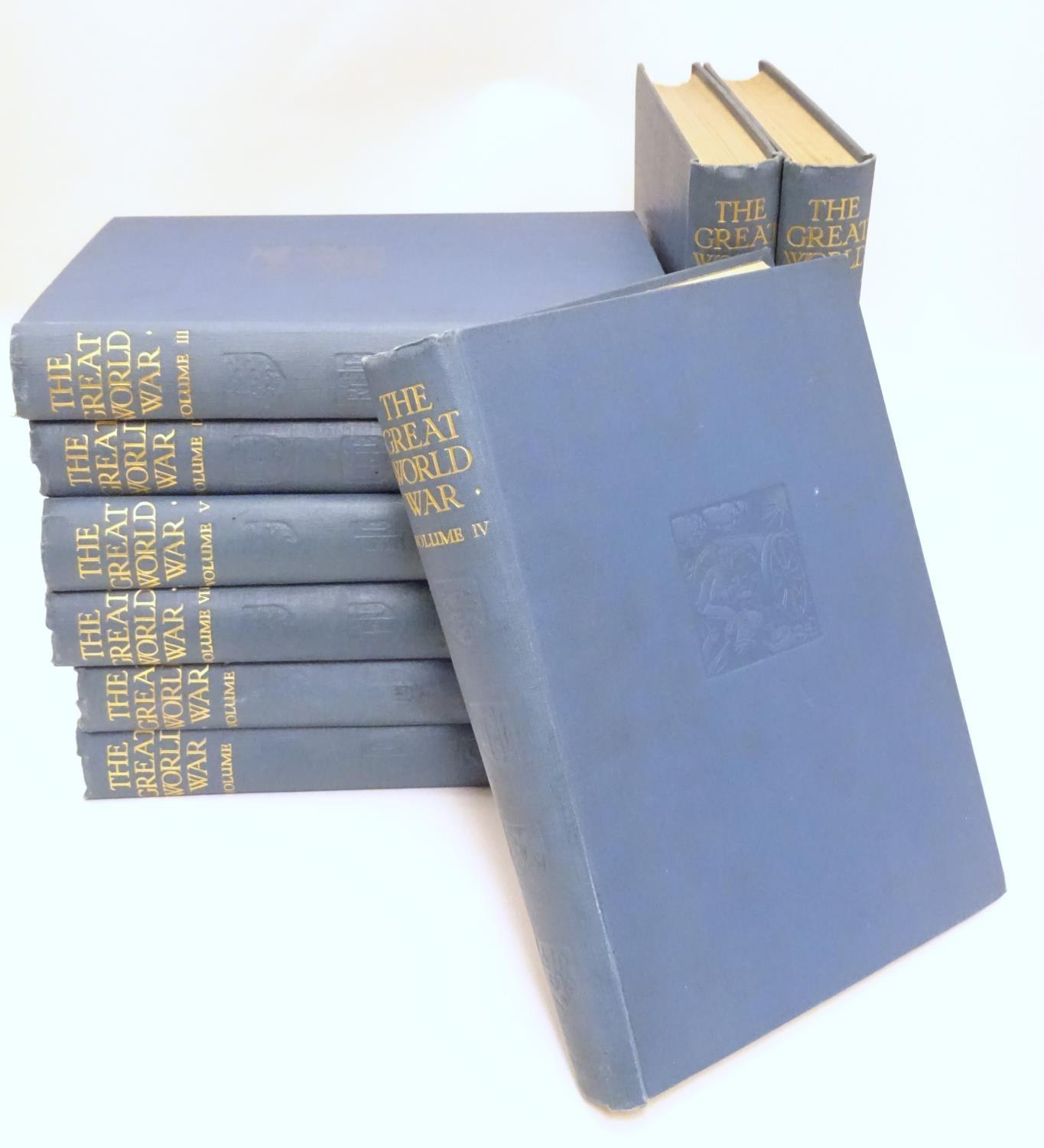 Books: The Great World War, ed. Frank Mumby, Gresham Publishing Co., c1916, in nine volumes,