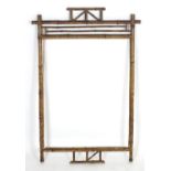 An Aesthetic Movement large bamboo frame. Approx. 43 1/2" high overall Please Note - we do not