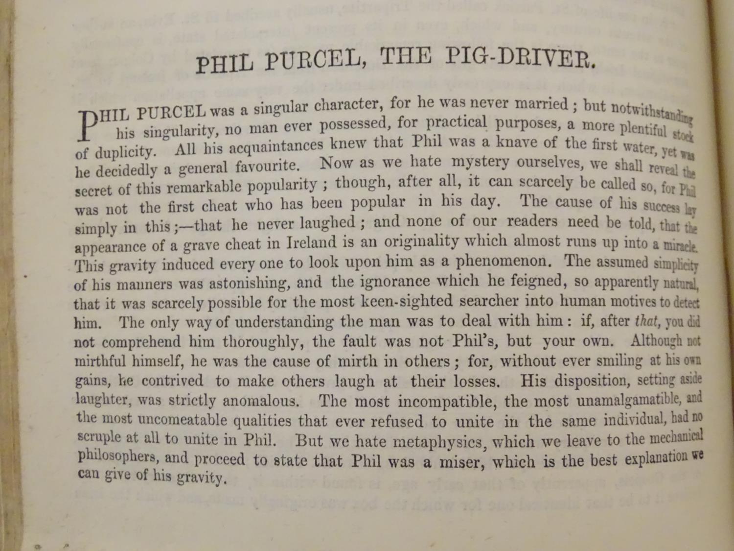 Book: Traits and Stories of the Irish Peasantry, by William Carleton, with illustrations by Daniel - Image 6 of 7