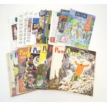 An assortment of mid to late 20thC magazines / periodicals: Punch (ten issues, 1972-1974),