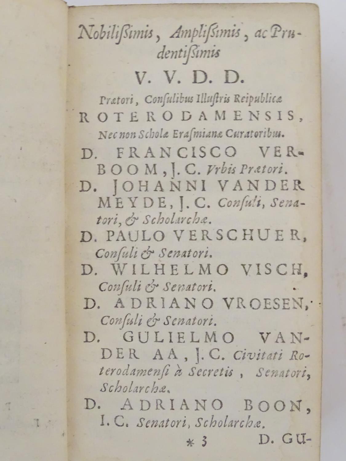 Book: Valerius Maximus, Dictorum Factorumque Memorabilium, by Johnannis Minellii, pub. in Latin by - Image 4 of 6