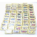 Toys: A large quantity of boxed Matchbox Models of Yesteryear die cast scale model cars / vehicles