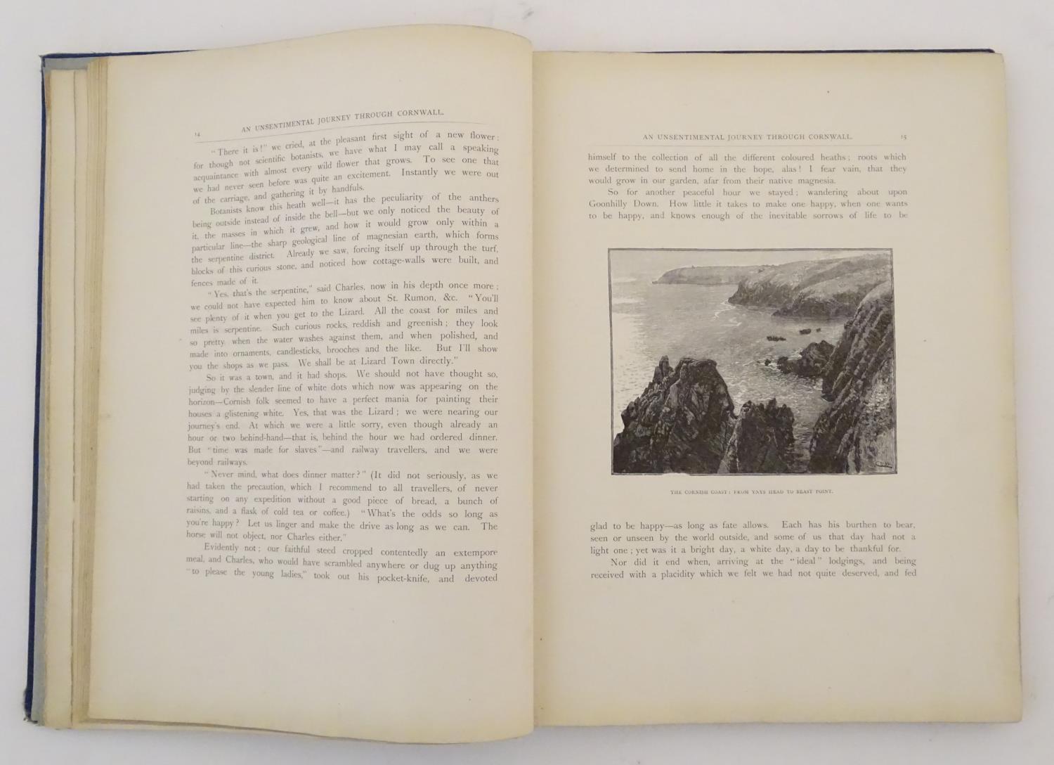 Book: An Unsentimental Journey through Cornwall, by Dinah Mulock Craik, illustrated by C. Napier - Image 4 of 7