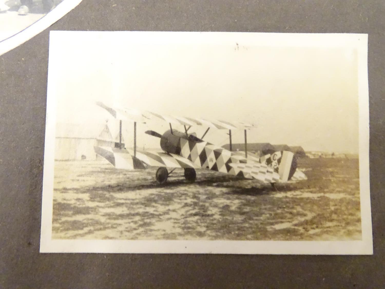 Militaria: Australian Pilot's WW1 photo album Royal Flying Corps. WWI / First World War - Image 20 of 25