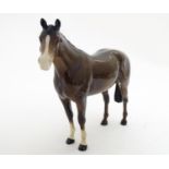 A Beswick Highland brown Bois Roussel race horse, model no. 701, designed by Arthur Gredington.