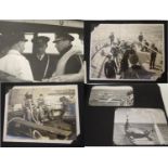 Militaria : WWII / Second World War / World War 2, WW2 Royal Navy Officers photo album HMS