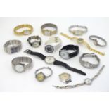 A collection of 15 wrist watches, including examples by Tissot, Montine, Pulsar and Constant (15)