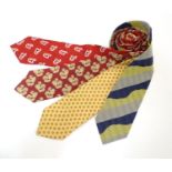 Vintage clothing/ fashion: 4 Giorgio Armani silk ties (4) Please Note - we do not make reference