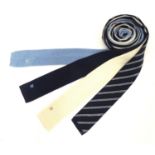 Vintage clothing/ fashion : 4 Knitted ties to include, 1 Ted Lapidus, Paris and 3 Pierre Cardin (