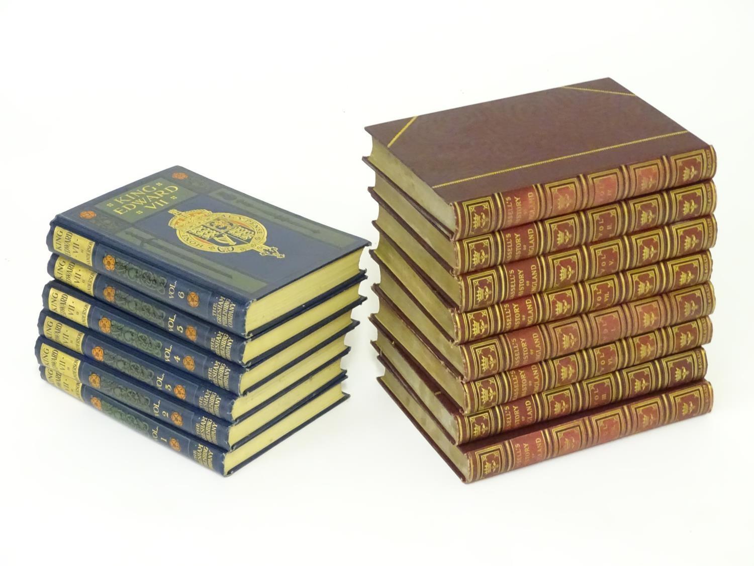 Books: Cassells History of England, special subscription edition, in eight volumes, pub. Cassell &