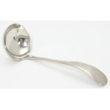 A silver sauce ladle hallmarked Sheffield 1932 maker Viners Ltd. Approx. 5? long. Please Note - we