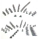 Toys: A quantity of Union of South Africa small scale hand painted lead military figures / toy