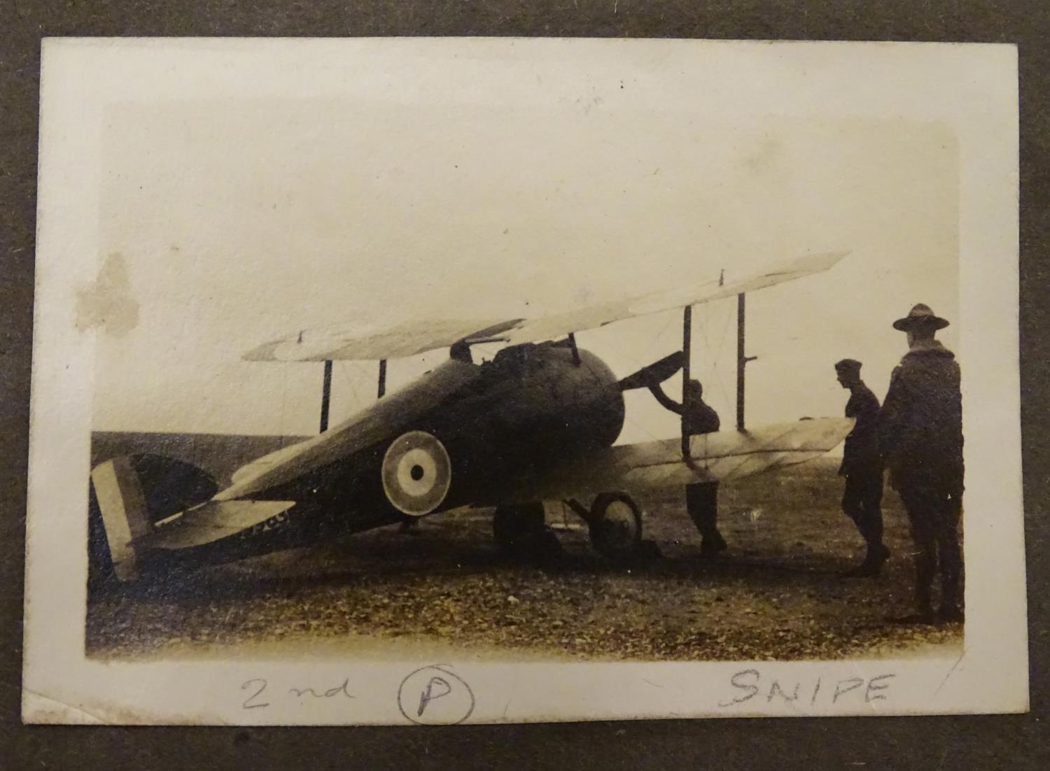 Militaria: Australian Pilot's WW1 photo album Royal Flying Corps. WWI / First World War - Image 14 of 25