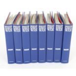 Militaria: a collection of bound editions of History of the First World War, in 8 volumes (8) Please