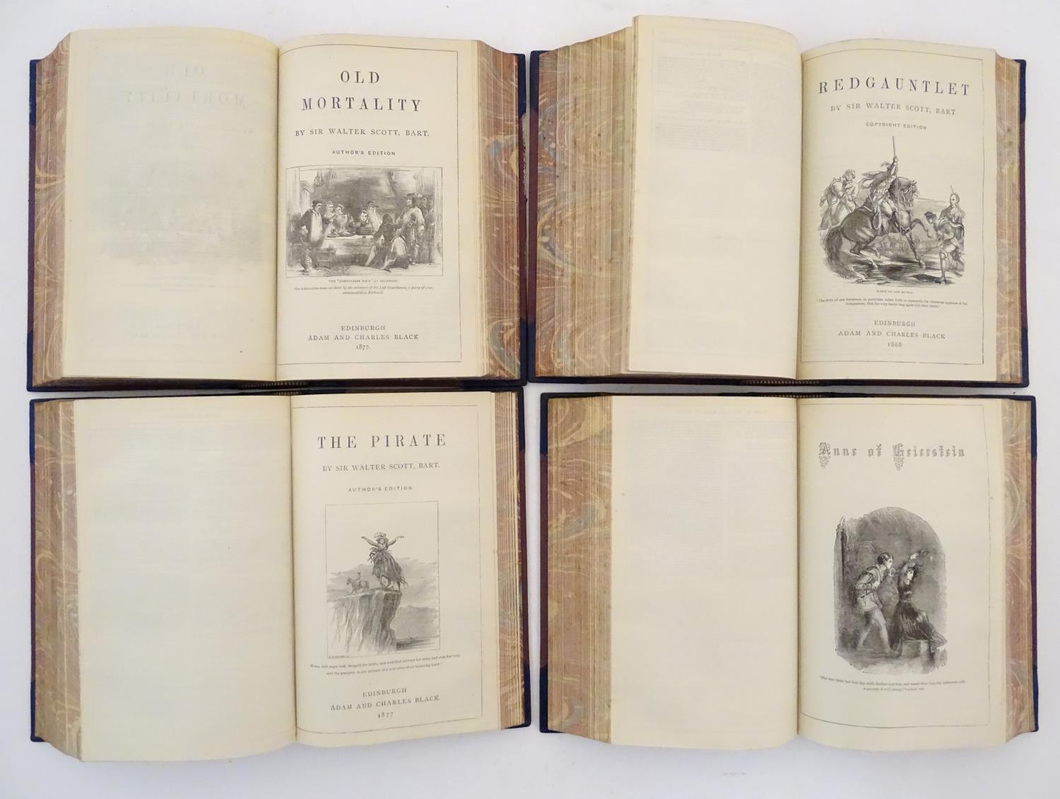 Books: The Waverley Novels, by Sir Walter Scott, pub. Adam and Charles Black, Edinburgh 1877, in - Image 7 of 7