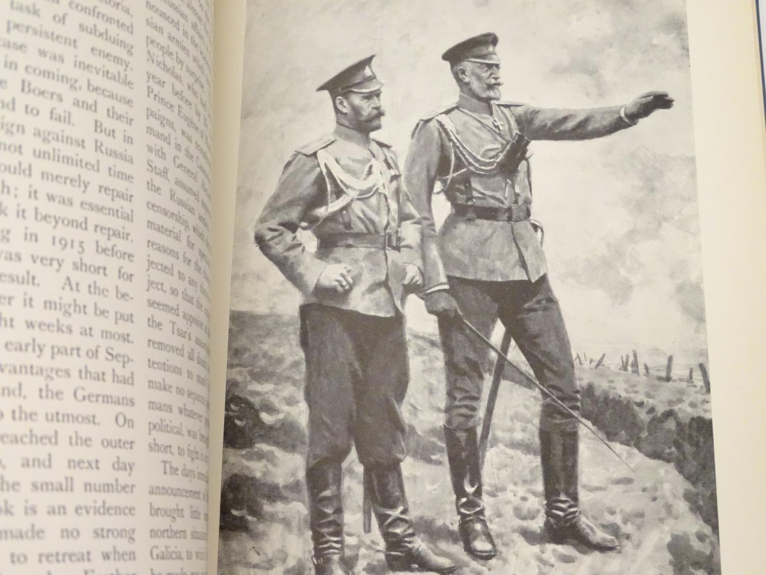 Books: The Great World War, ed. Frank Mumby, Gresham Publishing Co., c1916, in nine volumes, - Image 6 of 8