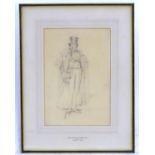 After Jean Auguste Dominique Ingres (1780-1867), French School, Pencil drawing, A full length