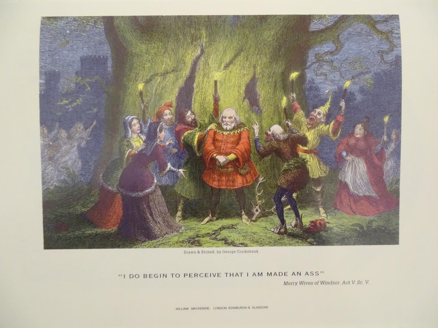 Book: The Illustrated Library Shakespeare, with illustrations by Sir John Gilbert, George - Image 9 of 9