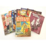 A collection of mid-20th magazines / periodicals, titles including Popular Science (March 1962),