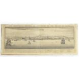 After Samuel and Nathaniel Buck, XVIII, Etching and engraving, The North-West Prospect of Greenwich,