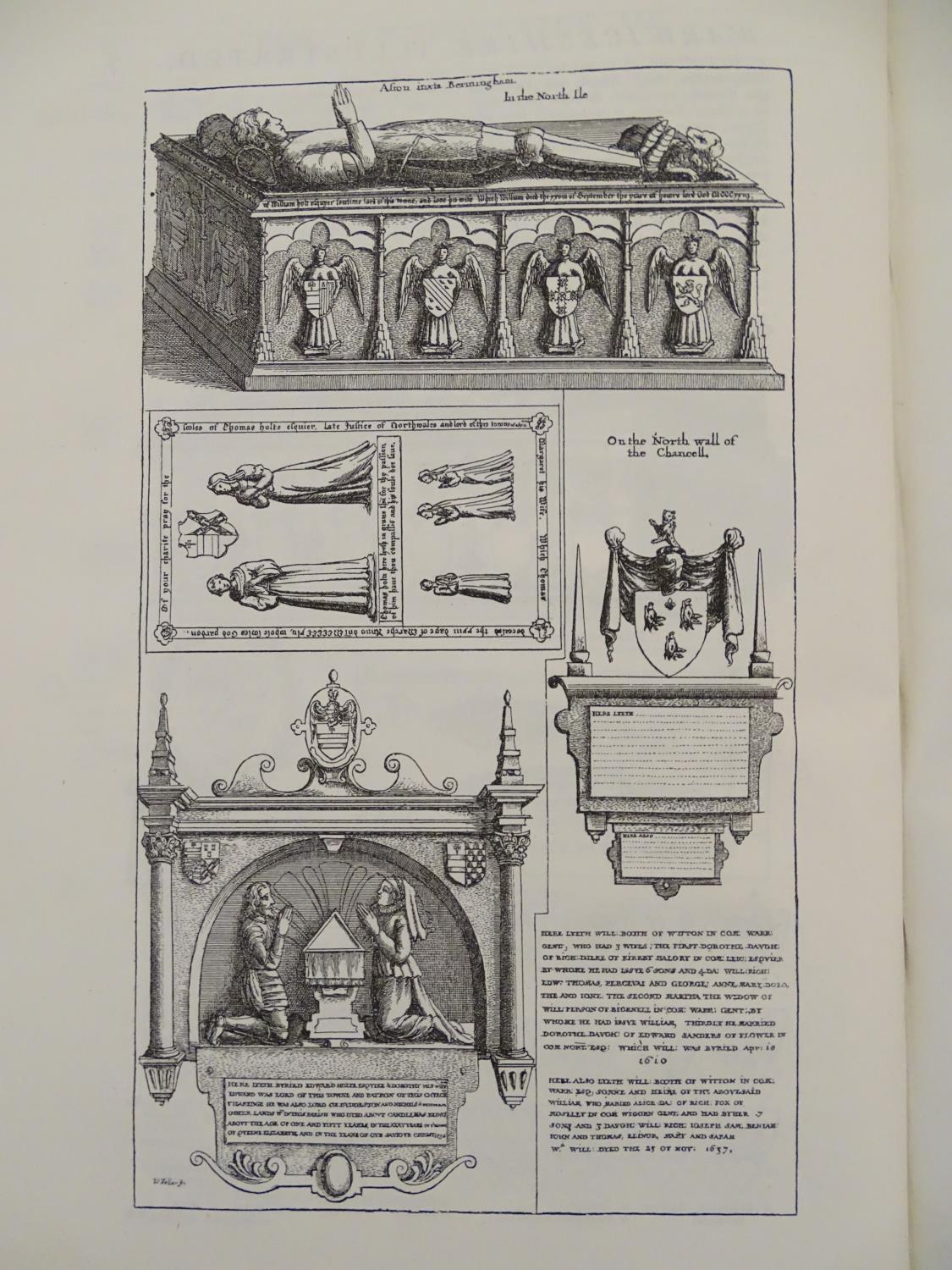 Book: The Antiquities of Warwickshire, by William Dugdale, reprint with additions relating - Image 4 of 8