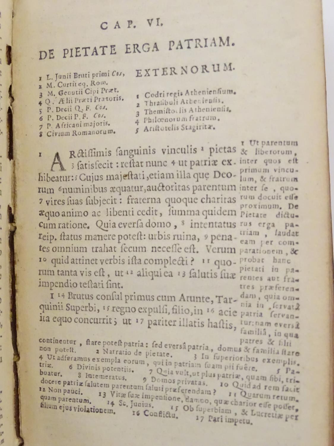 Book: Valerius Maximus, Dictorum Factorumque Memorabilium, by Johnannis Minellii, pub. in Latin by - Image 5 of 6