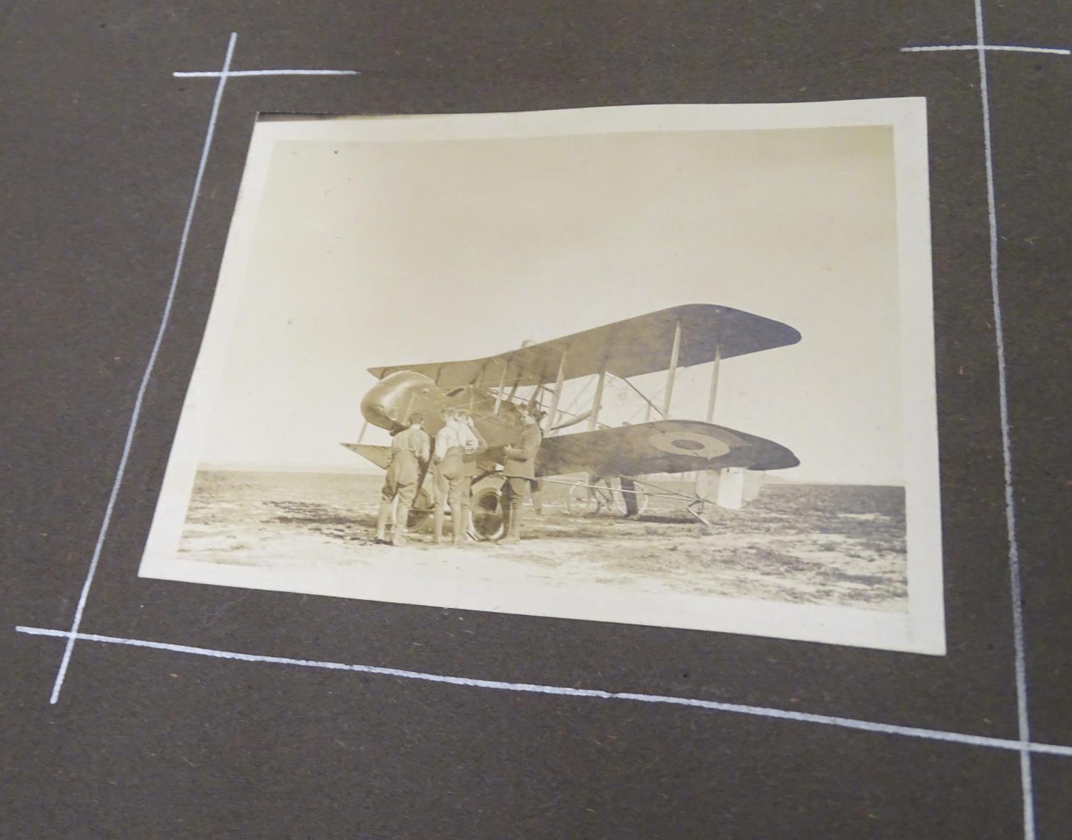 Militaria: Australian Pilot's WW1 photo album Royal Flying Corps. WWI / First World War - Image 23 of 25