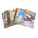 Meccano Magazine, pre-war issues of May, June, September, November and December 1937, with issues of