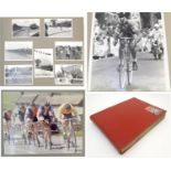 A large photo album of Tour of Britain Milk Race 1977, with over 500 photographs to include cyclists