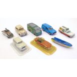 Toys: Seven Corgi Toys die cast scale model cars / vehicles comprising Kennel Club Chevrolet Impala,