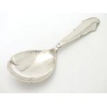 Scandinavian silver : A Danish silver caddy spoon, bearing marks for Grann & Laglye, Jens