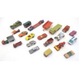 Toys: A quantity of assorted Lesney / Matachbox die cast scale model cars / vehicles comprising Farm