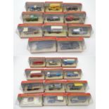 Toys: A large quantity of boxed Matchbox Models of Yesteryear die cast scale model cars / vehicles