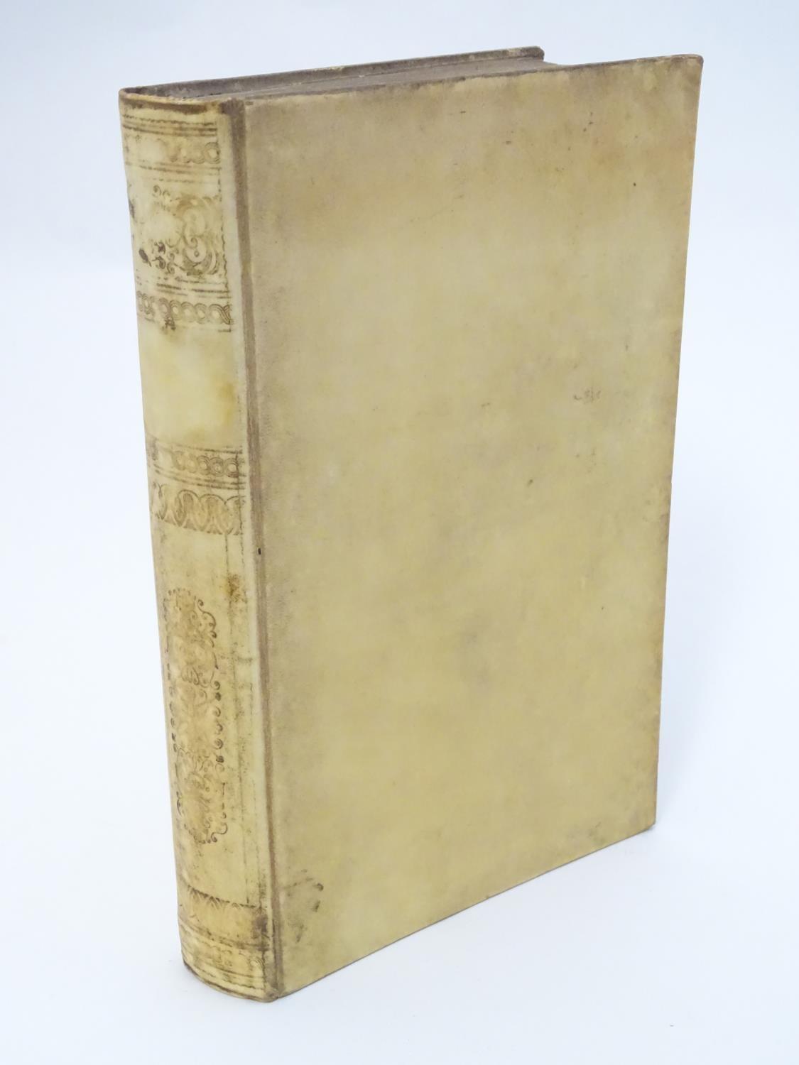 Book: Storia Dell' Architettura, by Thomas Hope, trans. A Baron, pub. Paolo Lampato 1840, vellum