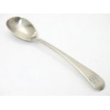 A Geo III silver spoon hallmarked London 1810 maker Samuel Godbehere, Edward Wigan & James Boult.