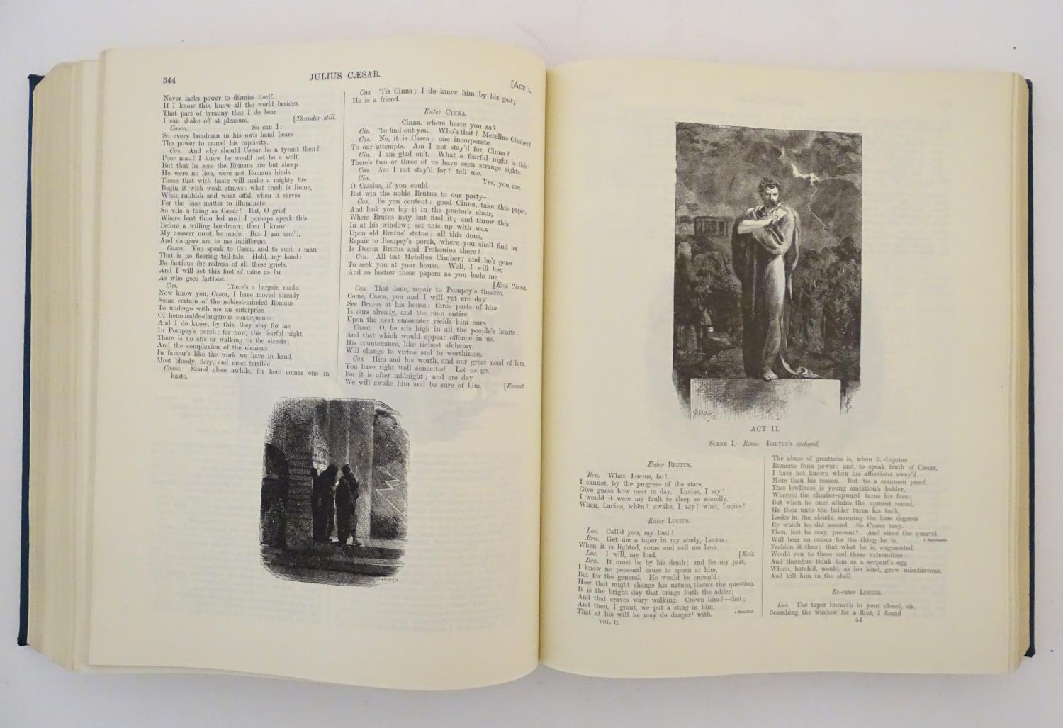Book: The Illustrated Library Shakespeare, with illustrations by Sir John Gilbert, George - Image 4 of 9