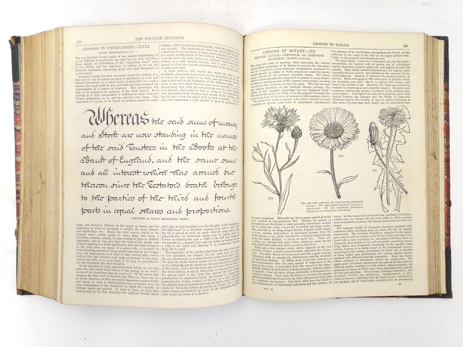 Books: The Popular Educator, pub. Cassell, Petter & Galpin, c1890), in three editions containing six - Image 2 of 7