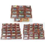 Toys: A large quantity of boxed Matchbox Models of Yesteryear die cast scale model cars / vehicles