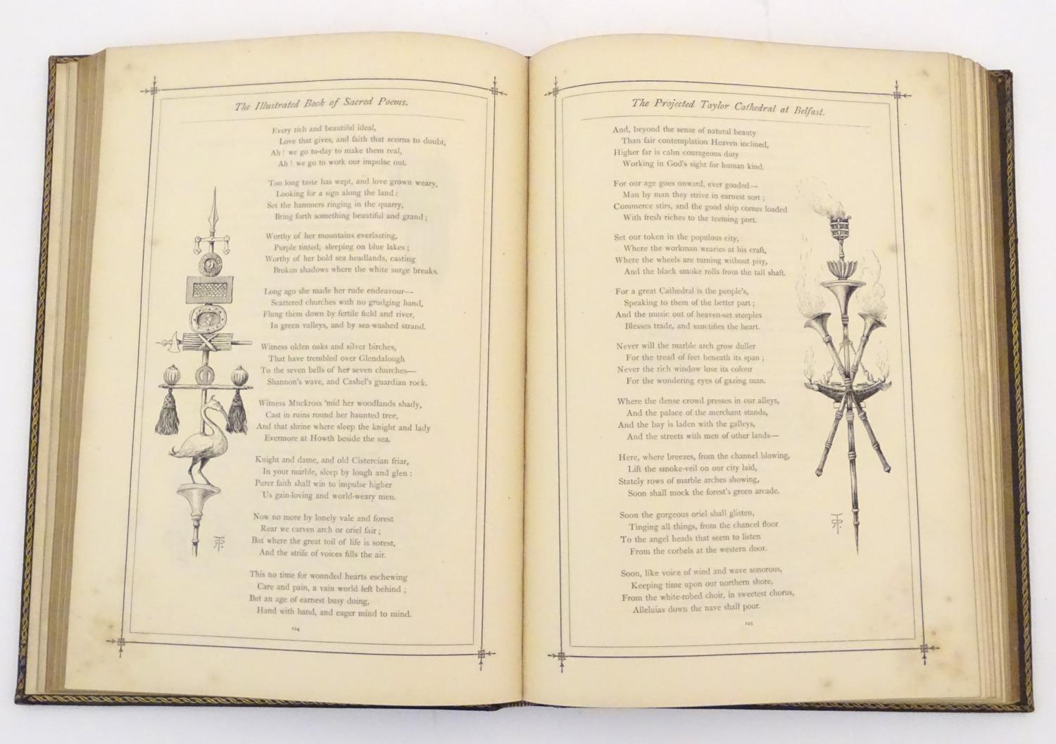 Book: The Illustrated of Sacred Poems, ed. Reverend Robert H. Baynes, pub. Cassell Petter & - Image 4 of 8