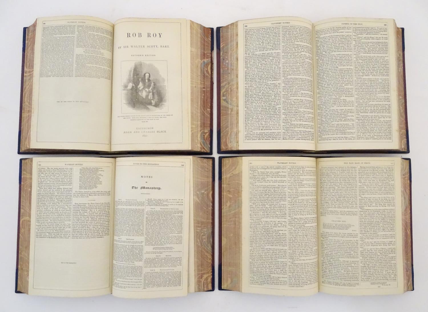 Books: The Waverley Novels, by Sir Walter Scott, pub. Adam and Charles Black, Edinburgh 1877, in - Image 4 of 7