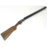 Shotgun: a Gunsport Hushpower 12 bore folding silenced single barrel shotgun, 29 fully moderated