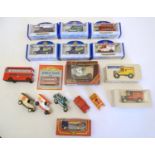 Toys: A quantity of assorted die cast scale model cars / vehicles to include Matchbox Models of