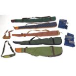 Shooting: an assortment of gunslips, including examples by Beretta, Bisley and Brady (7) Please Note
