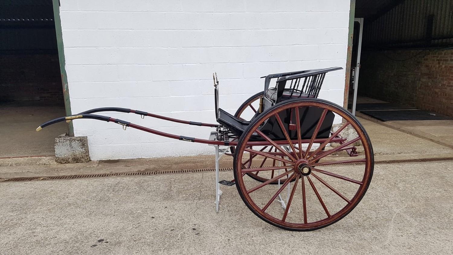 Horse-drawn Carriage : An early 20thC stick back pony show gig by J. A Lawton of Liverpool. To - Image 19 of 21