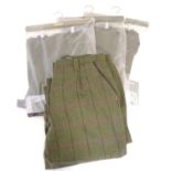 Sporting / Country pursuits: 4 pairs ladies tweed breeks, UK size 16, new with tags, waist