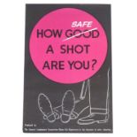 A Country Landowners Association (Game Fair Organisers) poster How Safe / Good A Shot Are You?