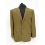 Sporting / Country pursuits: A mens check jacket by E Braggins & Sons of Bedford, chest